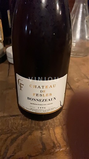 Údolí Loiry Bonnezeaux Château Fesles 1996