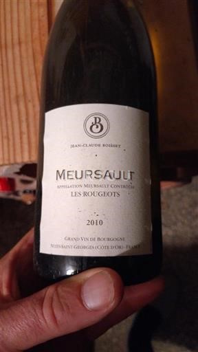 Borgoña Meursault Jean-Claude Boisset Les Rougeots 2010