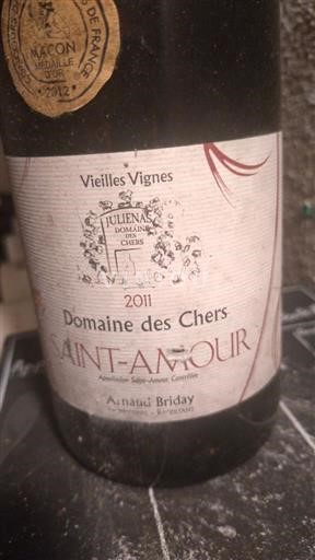 Beaujolais Thánh Tình Yêu Domaine Des Chers Vieilles Vignes 2011