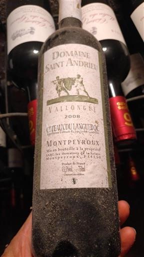 Languedoc Coteaux du Languedoc Domaine Saint Andrieu Vallongue 2008