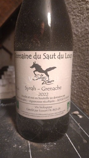 Languedoc y Rosellón País de Oc Domaine Saut du Loup 2022