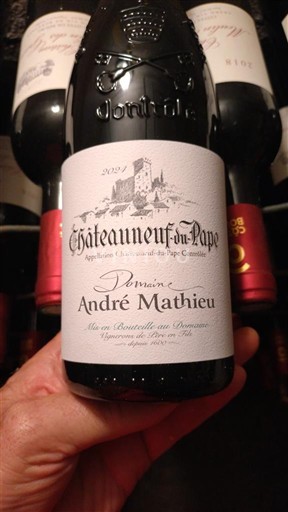 Thung lũng Rhône Châteauneuf-du-pape Domaine André Mathieu 2024