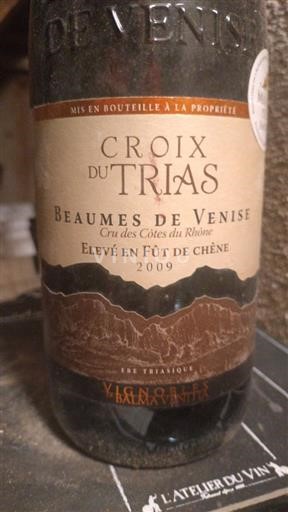 Rhônedalen Beaumes de Venise La Croix de Trias 2009