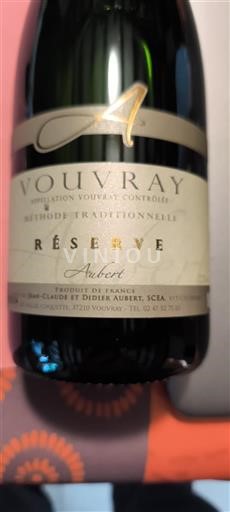 Thung lũng sông Loire Vouvray Jean Claude et Didier Aubert Réserve 2023