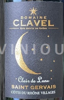 Rhônen laakso Côtes-du-rhône-villages Domaine Clavel Clair de Lune 2021