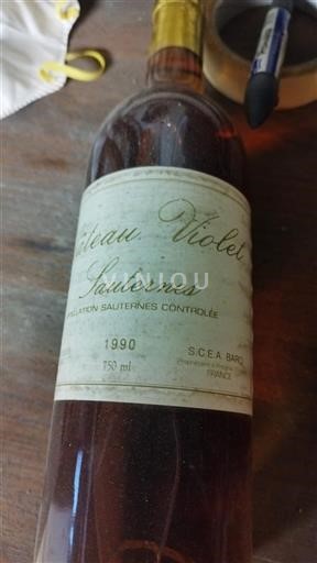 Bordeaux Sauternes Violet 1990