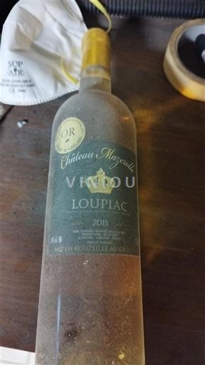 Bordeaux Loupiac Mazerolles 2015