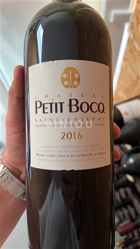 Bordeaux Saint-Estèphe Château Petit Bocq 2016