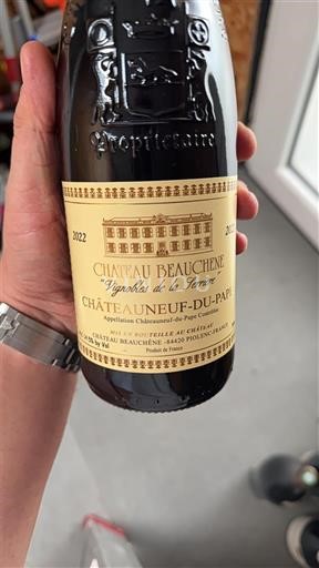 Thung lũng Rhône Châteauneuf-du-pape Château Beauchene Vignobles de la Serrière 2022