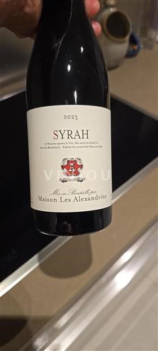 Valle del Ródano No especificado Maison Les Alexandrins Syrah 2023