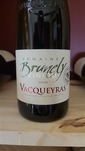 Vallée du Rhône Vacqueyras Domaine Brunely 2020