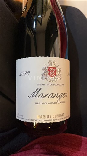 Borgogna Maranges Marius Clerget 2022