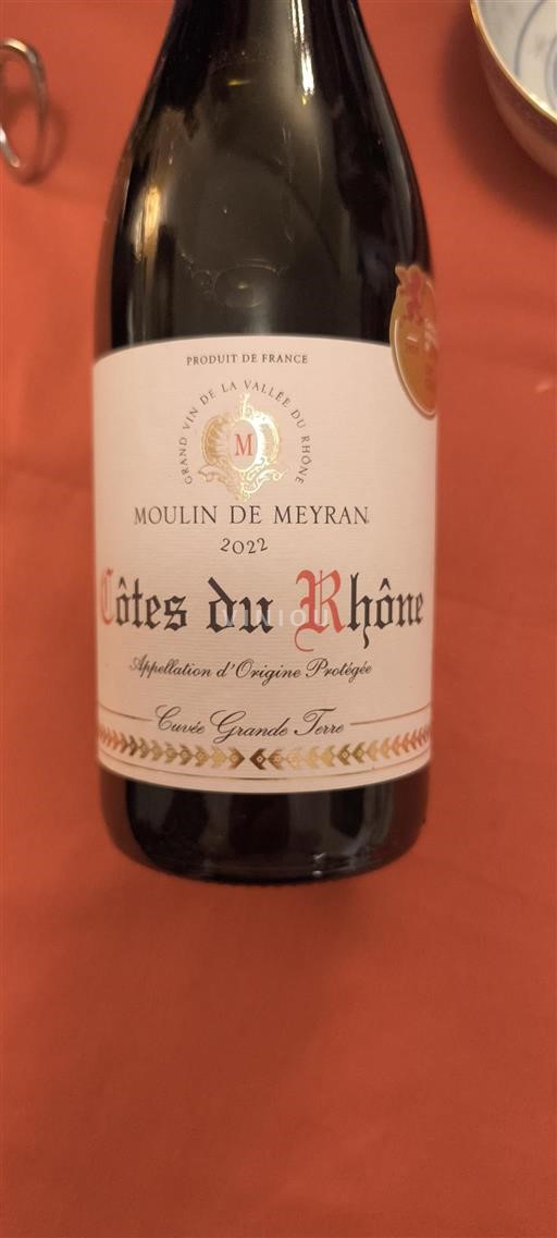 Rhône-dalen Côtes-du-Rhône Moulin de Meyran Grande Terre 2022