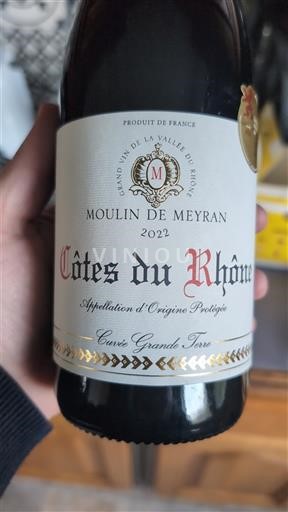 Vallée du Rhône Côtes-du-rhône Moulin de Meyran Grande Terre 2022