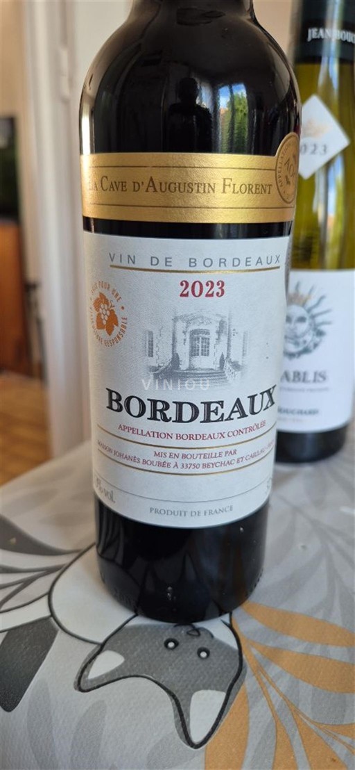 Bordeaux La Cave Augustin Florent 2023