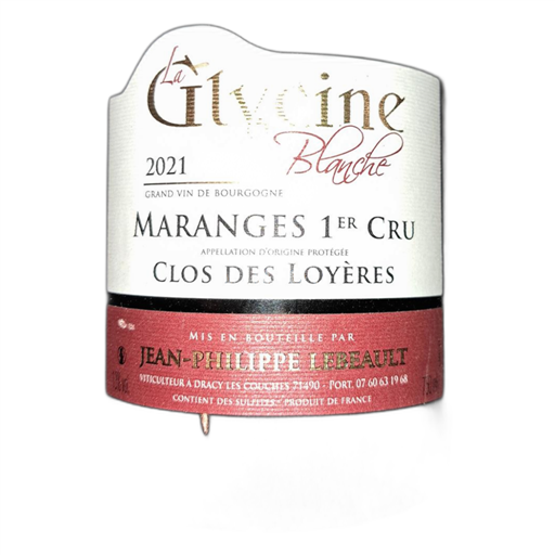 Burgundsko Maranges La Glycine Blanche 2021