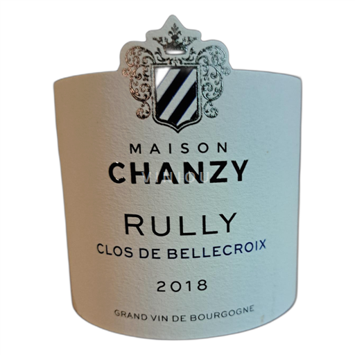 Borgonha Rully Maison Chanzy Clos de Bellecroix 2018