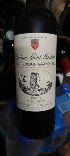 Bordeaux Saint-Émilion Grand Cru Grand Cru Château Saint-Martial 2019