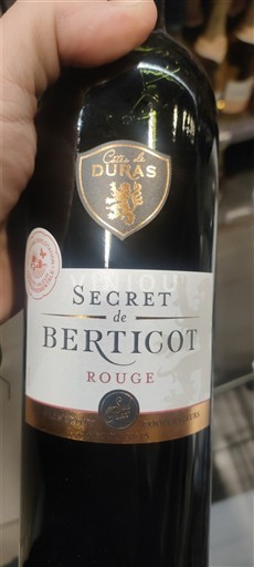 Zuidwest-Frankrijk Côtes-de-duras Berticot Secret de Berticot 2023