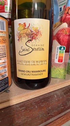 Alsasko Nespecifikováno Grand Cru Domaine Saint Severin Grand Cru Mambourg Gewurztraminer 2020