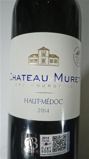 Bordeaux Haut-Médoc Chateau Muret 2014
