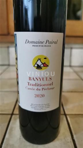 Roussillon Banyuls Domaine Pairal du Pêcheur 2020