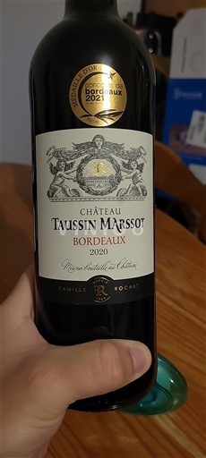 Burdeos Bordeaux Château Taussin Marssot 2020