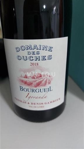 Vallée de la Loire Bourgueil Domaine Des Ouches Igoranda 2018