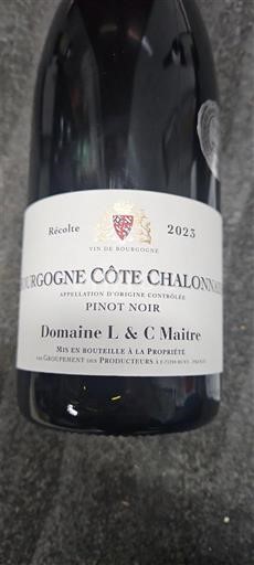Bourgogne Bourgogne Côte Chalonnaise Lc maître 2023