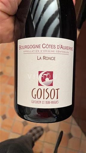 Burgund Bourgogne Côtes d'Auxerre Grand Cru Goisot La Ronce 2021