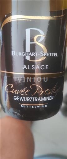 Alsace Gewurztraminer Grand Cru Burghart-Spettel Prestige 2020