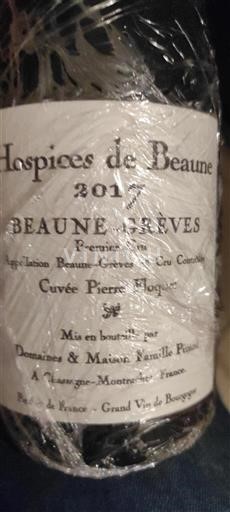 Bourgogne Ikke specificeret Premier Cru Hospices de Beaune Pierre Floquet 2017