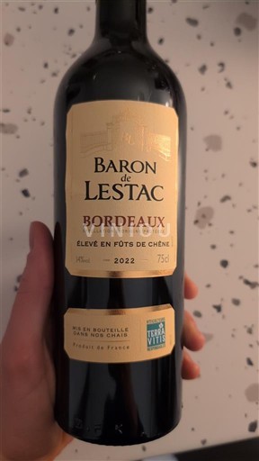Bordeaux Grand Cru Baron de Lestac 2022