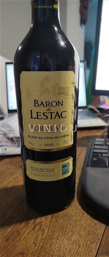 Bordeaux Grand Cru Baron de Lestac 2022