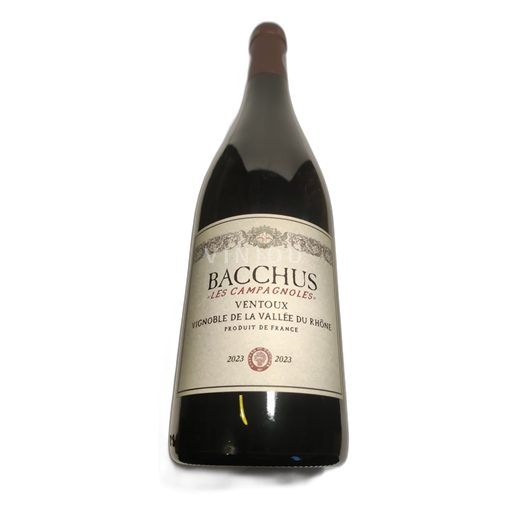 Rhônen laakso Ventoux Les Campagnoles Bacchus Ei vuosikertaa