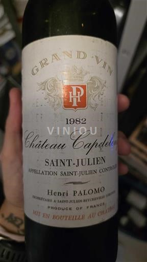 Bordeaux Saint-Julien Château Capdelong 1982