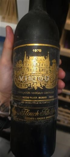 Bordeaux Margaux Grand Cru Château Palmer 1978