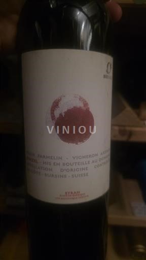 Vaud La Côte AOC Domaine Yvan Parmelin Syrah 2019