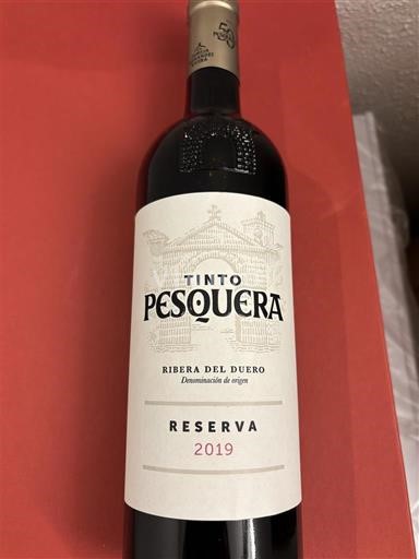Castiglia e León Ribera del Duero Pesquera Reserva 2019