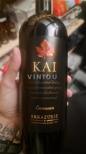 Údolí Aconcagua Nespecifikováno Errazuriz Kai 2015