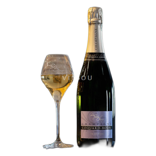 Champaña Champán Coquard-Bour Brut Tradition Sin añada