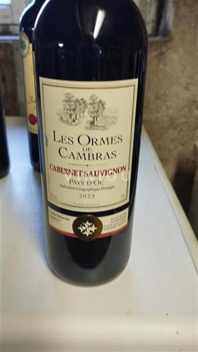 Languedoc-Roussillon Pays d'Oc Les Ormes de Cambras Réserve 2023