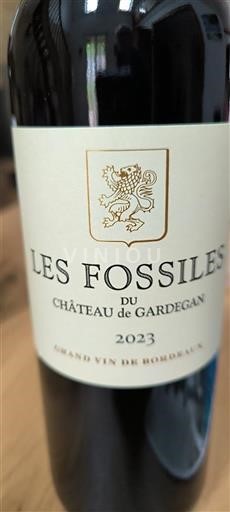 Bordeaux Château Gardegan Les Fossiles 2023