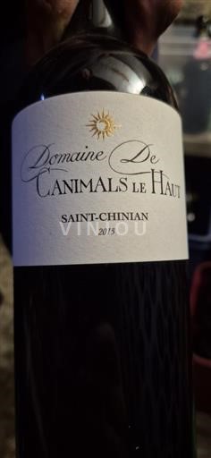 Languedoc Saint-Chinian Domaine Canimals le Haut 2015