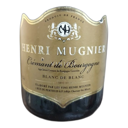 Bourgondië Crémant de Bourgogne Henri Mugnier Blanc de Blanc Niet-geïntegreerd