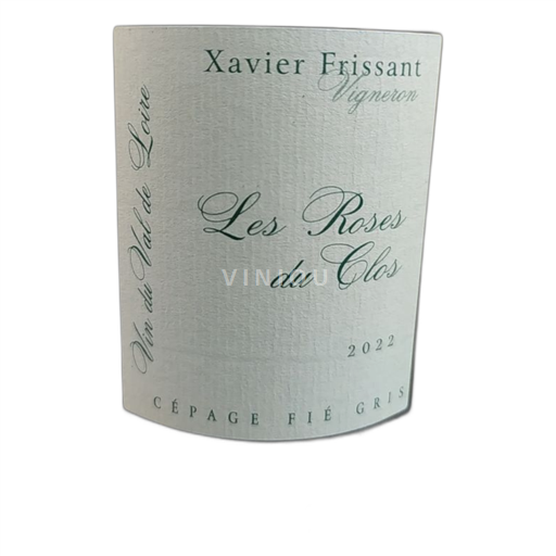 Thung lũng sông Loire Không được chỉ định Xavier Frissant Les Roses du Clos 2022