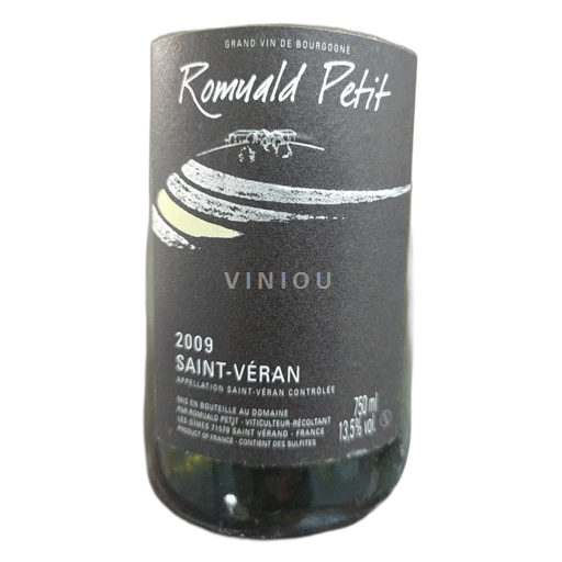 Bourgogne Saint-Véran Grand Cru Romuald Petit 2009