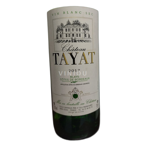 Burdeos Blaye-Côtes de Burdeos Château Tayat 2017