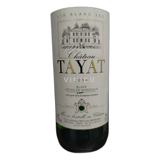 Burdeos Blaye-Côtes de Burdeos Château Tayat 2014