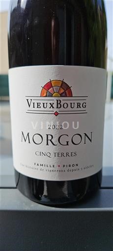 Beaujolais Morgon Vieux Bourg Cinq Terres 2022
